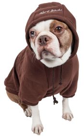 Fashion Plush Cotton Pet Hoodie Hooded Sweater (size: small)